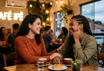 encontro com uma mulher