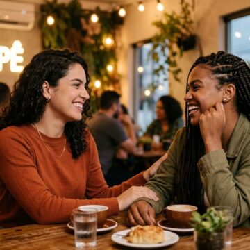 encontro com uma mulher